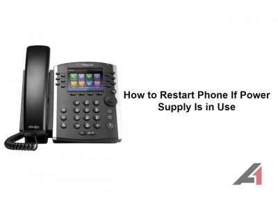 How to Restart Phone If Power Supply Is in Use