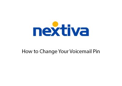 How to Change Your Voicemail Pin (logged in as an admin)